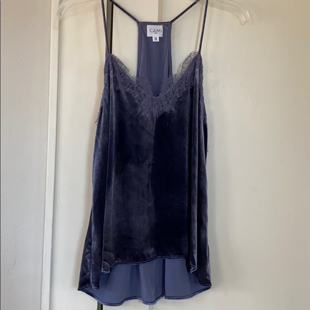 Cami NYC velvet tank